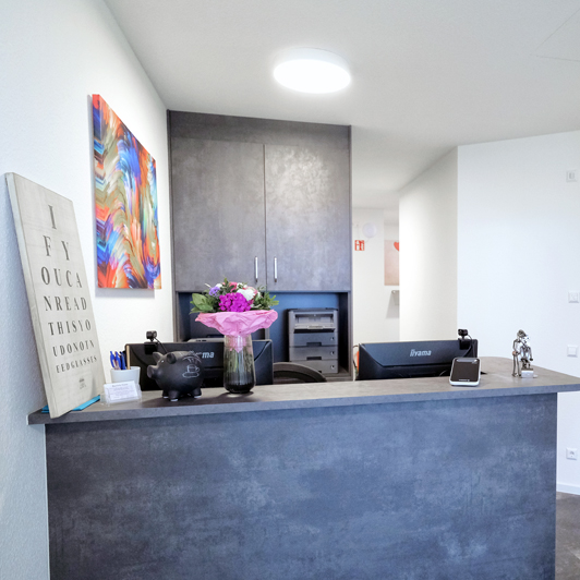 Unsere Praxis - Empfang